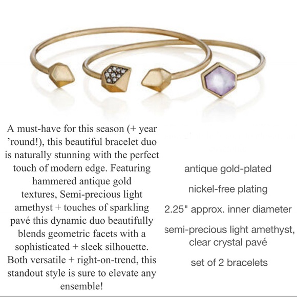 2️⃣Set! 🆕 Geovista Open Cuff Set c+i B279 - Picture 3 of 8